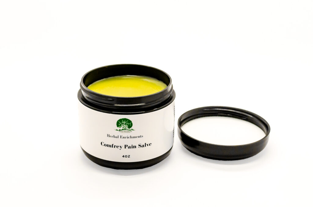 Comfrey herbal pain salve